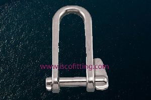 Long D Shackle with Key Pin