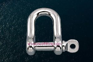 Stainless Steel Straight D Shackle with Screw Pin