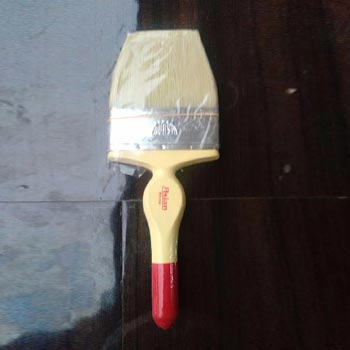 125mm Asian White Wooden Handle Wall Paint Brush