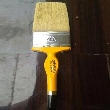 125mm Golden Max White Ultima Wooden Handle Wall Paint Brush