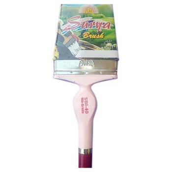 125mm Flat Wooden Handle Wall Paint Brush