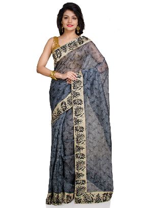 designer printed saree