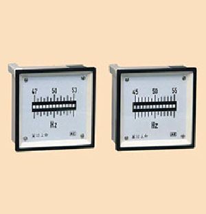 vibrating reed frequency meter