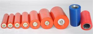 PU Polyurethane Rubber Coated Conveyor Laminating Rollers