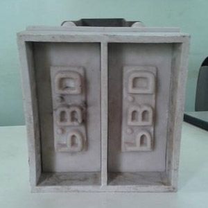 Double Brick Mould with Ejector & Name