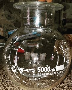 reaction flask with Lid 5 ltr