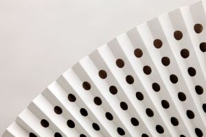 Pleated Paper Filter For Paint Spray Booth / White Face