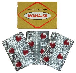 Avana 50 mg Tablets