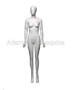 Adams Mannequins Female Abstract White Matt Mannequin FA01