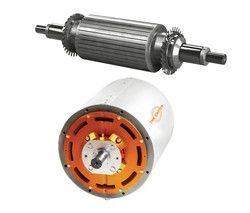 Solid rotor induction motors