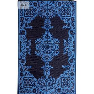 Black and Blue PP Floor Mat