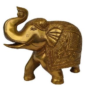 Brass Elephant Statue