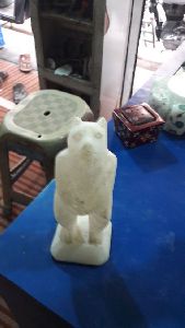 Marble Bear Statue