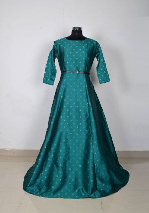 G-62 Sofia Green Gown