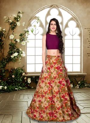 L-58 Bansi Pink Lehenga