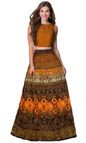 L-65 Rudra Yellow Lehenga