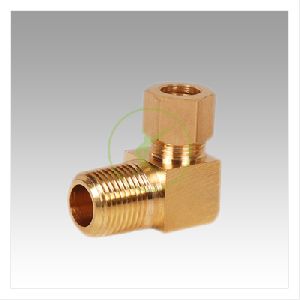 Brass Male Elbow Connector Assembly