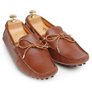 Gommino Brown Leather Loafers