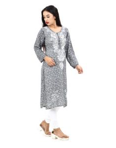 Chikan Rayon Kurtis