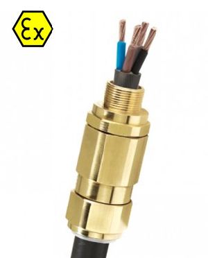 flameproof brass cable gland