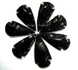 Black Obsidian Arrowheads For Hunting