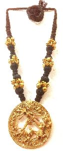 Designer DOKRA Necklace Tribal Designs are a favorite of college goers