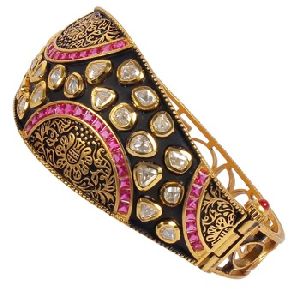 Kundan Stone Openable Bracelet
