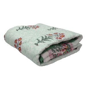 Mahal Boota Printed Cotton Baby Quilt