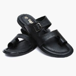 Synthetic Black Formal Slipper