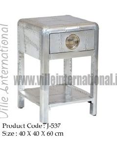 Aviator Style Bedside Table
