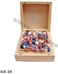 ABRASIVES POLISHING BURS SET IN WOODEN BOX