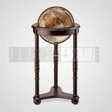 globe with wooden Base