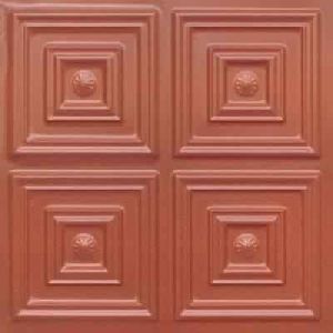 Leathery Brown - Decorative Ceiling Tiles for Glue Up