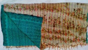 Hand made Printed kantha stiches scarves