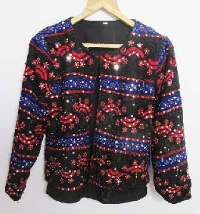 Kutch hand embroidered cotton jacket