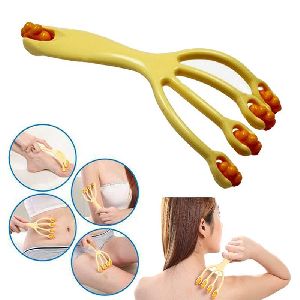 MINI HANDHELD PORTABLE FOUR CLAW TYPE MASSAGER ROLLER