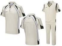 Cricket uniforms white