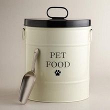 PET DOG FOOD STORAGE CONTAINER