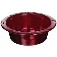 RED PET BOWL STAINLESS STEEL