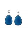 Chalcedony With Top Round Ball Drop Dangle Earring Jewelry