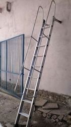 Aluminum Wall Supporting Railing Ladder