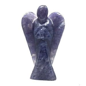 Gem Blue Iolite Stone Angel