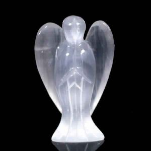 Selenite Stone Carved Angel