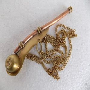 Brass Boatswain Whistle Chain
