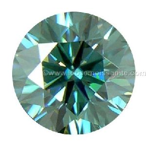 carat blue color loose moissanite for wedding ring