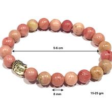 Natural stone beads elastic bracelet