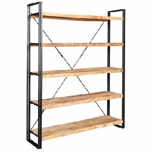 Cosmo Industrial Large Open Bookcase