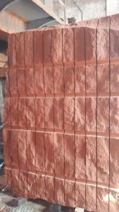 75mm red sandstone slab