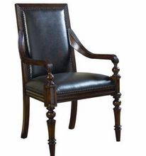 dining room leather back chair