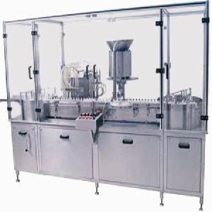 High Speed Automatic Vial Filling AND Rubber Stoppering Machine